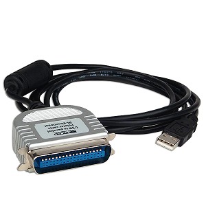 6' Micro Innovations USB to Parallel Printer Adapter
